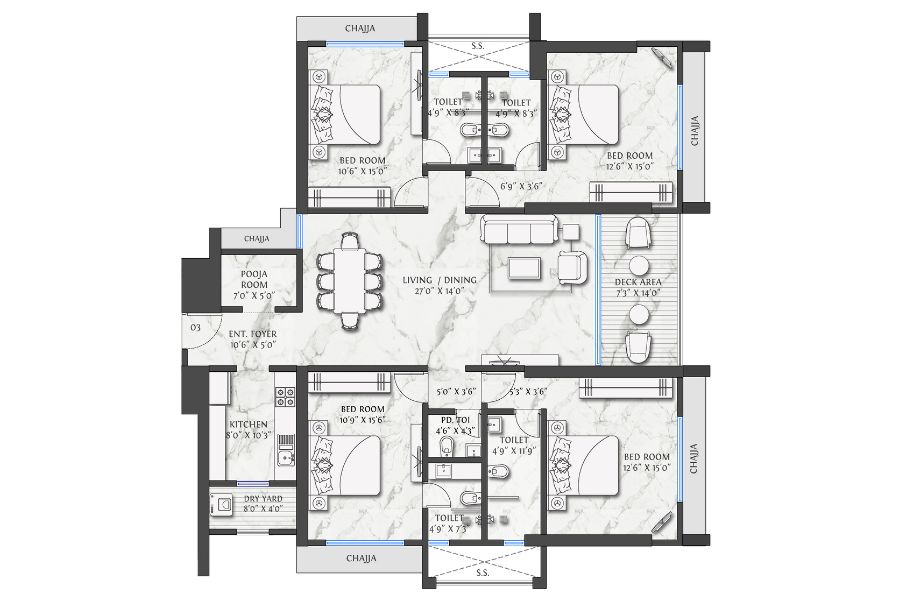 Flat No 3