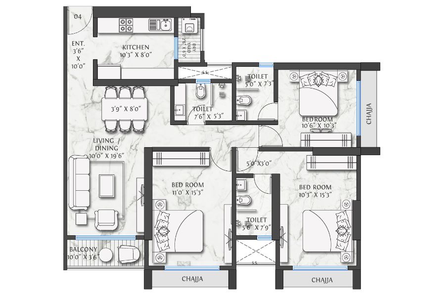 Flat No 4