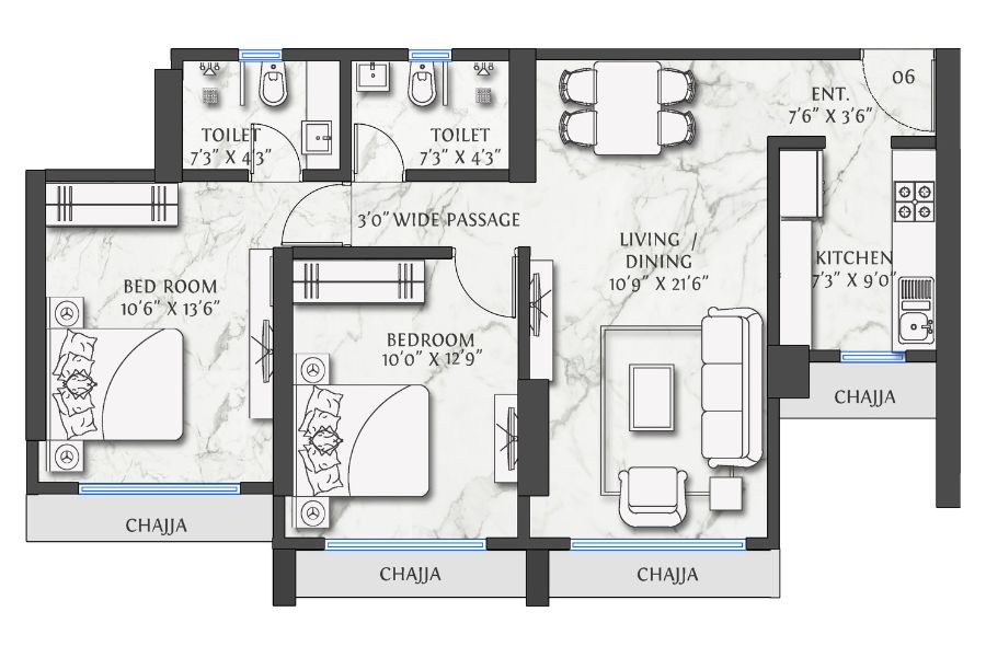 Flat No 6
